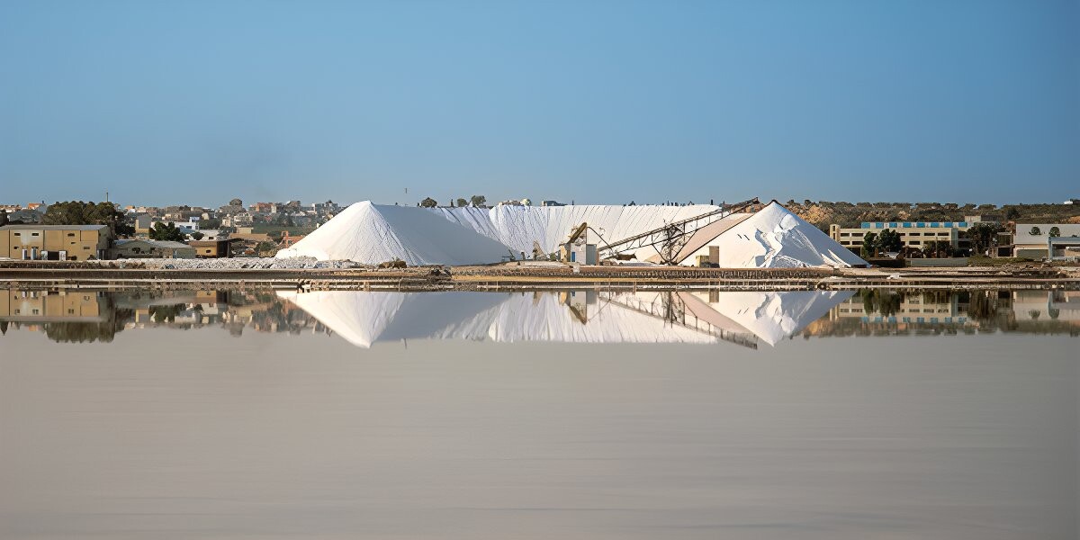 ... the Evaporation Basins of the Salt Flats